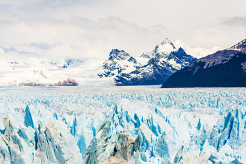 View of the Perito Moreno Glacier, Patagonia, Argentina.