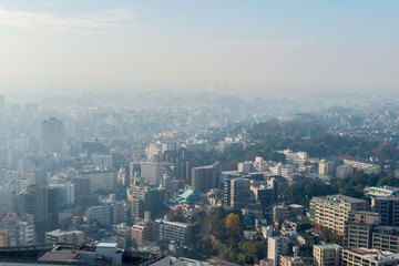 Obraz premium 都市の風景 俯瞰