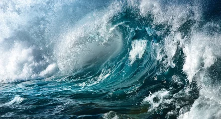 Meubelstickers zee en golven © Sergei