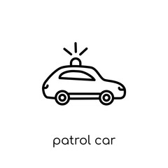 patrol car icon from Transportation collection.