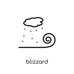 Blizzard icon from Weather collection.