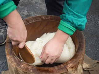 餅つき
