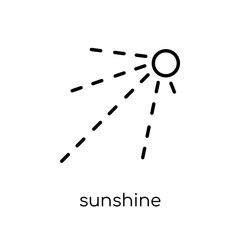 Sunshine icon from Weather collection.
