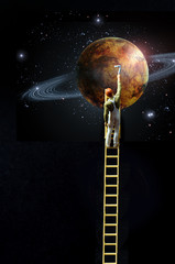 Moon Painting Ladder © Ezume Images