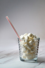 Sugar Cubes Drink Concept