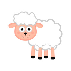 Isolated sheep comic cartoon. Vector illustration design