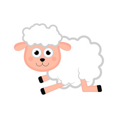 Isolated sheep comic cartoon. Vector illustration design