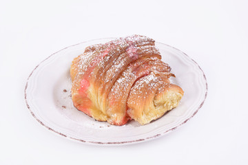 Croissant filled with jam you have berries 
