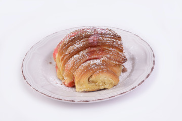 Croissant filled with jam you have berries 