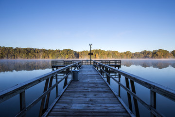 Naklejka premium Frost on the Pier
