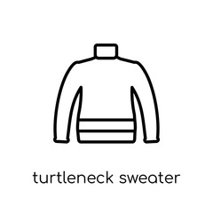 Turtleneck Sweater icon from Winter collection.