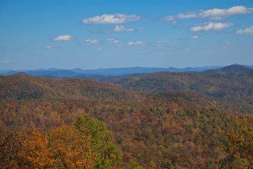 Blue Ridge Mountains near Linville Falls, North Carolina