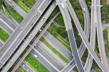 高速道路　空撮