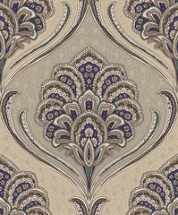 Seamless Pattern : Paisley Style