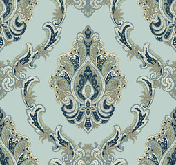 Seamless Pattern : Paisley Style