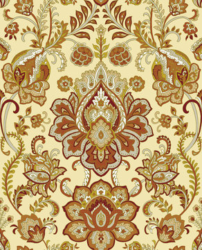 Seamless Pattern : Paisley Style