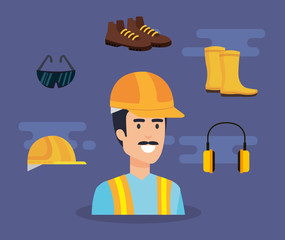 builder constructor with equipment