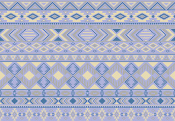 Indonesian pattern tribal ethnic motifs geometric seamless vector background. Awesome ikat tribal motifs clothing fabric textile print traditional design with triangle and rhombus shapes.