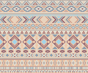 American indian pattern tribal ethnic motifs geometric vector background.