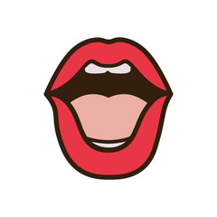 open lips avatar character