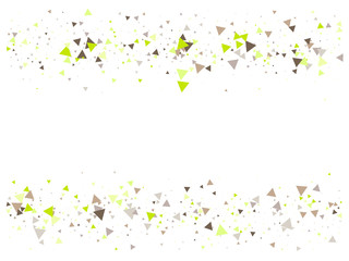 Blast Glass Shatter Memphis Vector Frame. Triangle Fragmentation Particles Explosion Border Design. Breakage Fast Moving Fragments Exploding Glass Frame. Shattered Fragments Burst Explosive Background