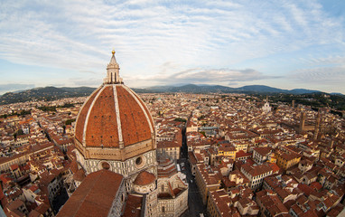 Fototapeta na wymiar City view of Florence