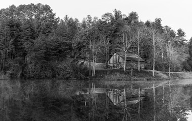 Reflections of the Abandoned in Black and White