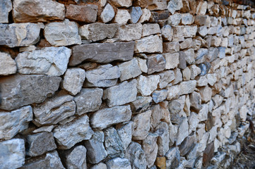 Brick and stone walls