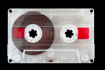 Obsolete sound recording technology, retro analogue medium and nostalgia concept with a vintage...