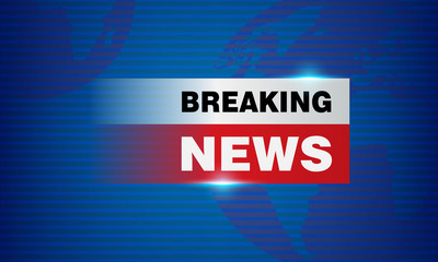 Tv vector bars, News banner for tv streaming broadcasting television video illustration