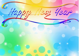 card happy new year design 
