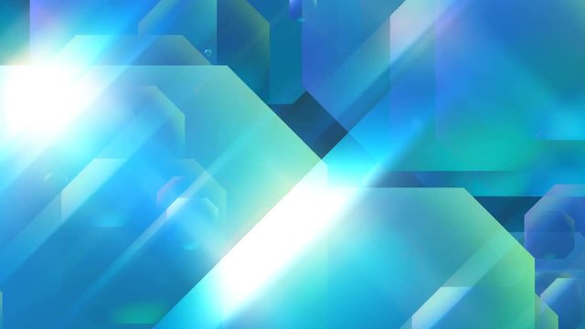 Jeweloop 1 - 60fps 4k Elegant Abstract video loop // Abstract shiny jewel-like shapes produce an interesting glamorous moving pattern. A classy moving background with a cool color scheme. 