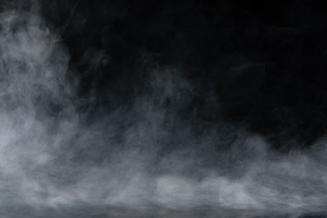 Fototapeta premium Streszczenie dym na czarnym tle