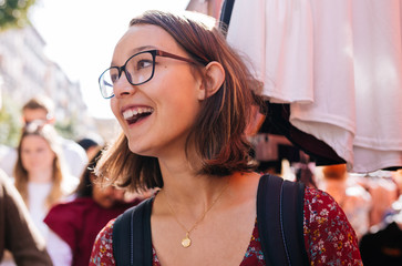 Shopping at an Outdoor Market