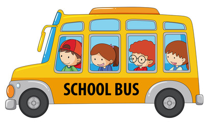 Student taking school bus © GraphicsRF