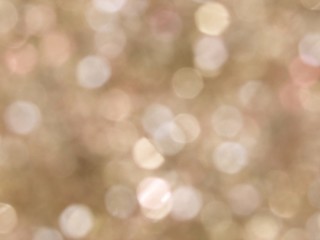 Golden abstract bokeh background