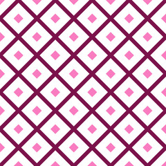 Seamless Pattern Pink Square