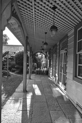 倉敷美観地区モノクロ