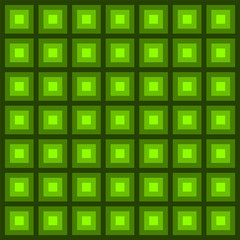 Seamless pattern green square