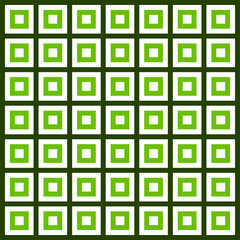 Seamless pattern green square