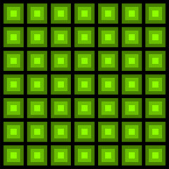 Seamless pattern green square