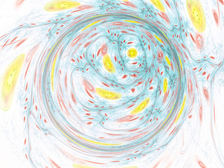 Fototapeta na wymiar surreal futuristic digital 3d design art abstract background fractal illustration for meditation and decoration wallpaper