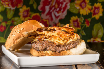 Sanduiche Delicioso Hamburguer Caseiro