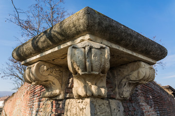 An Old but Beautiful Fortification Wall Decoration