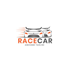 Race car logo design inspiration