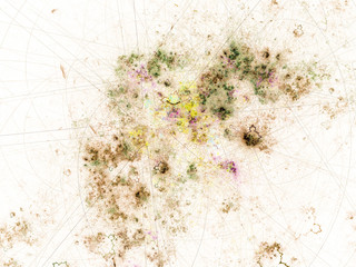  surreal futuristic digital 3d design art abstract background fractal illustration for meditation and decoration wallpaper