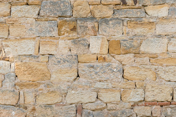 Stones in the wall.