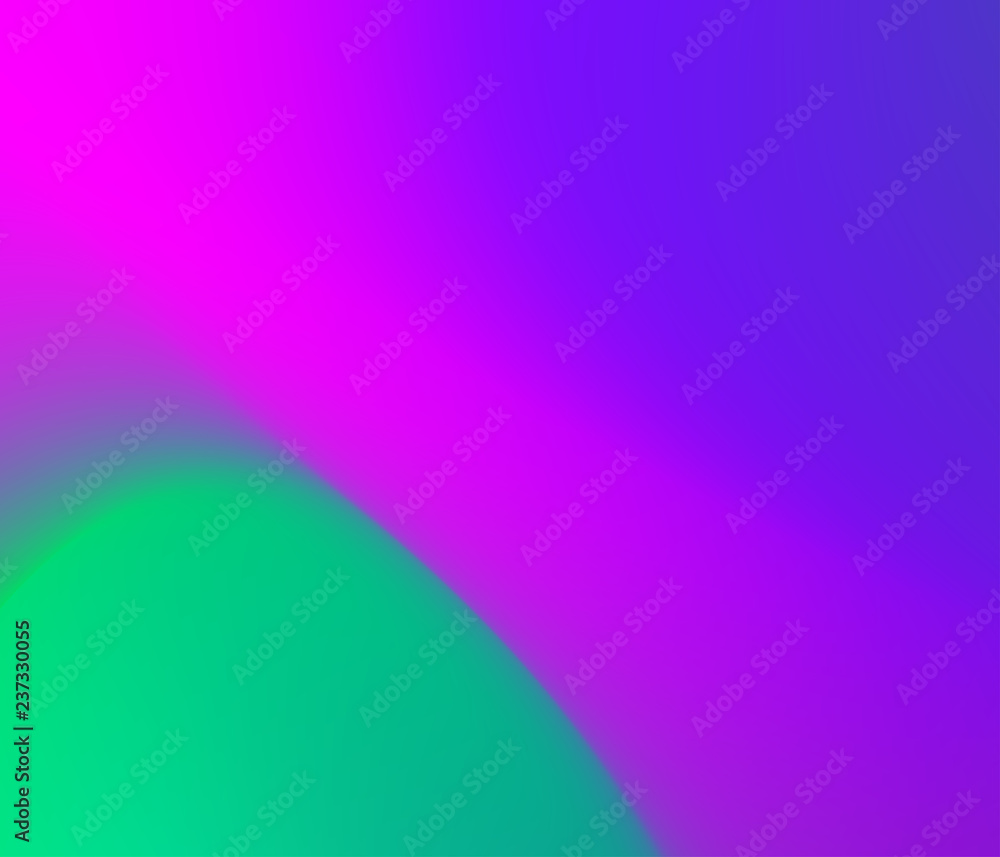 Wall mural colorful geometric background. fluid shapes composition. gradient mesh background in bright colors. 