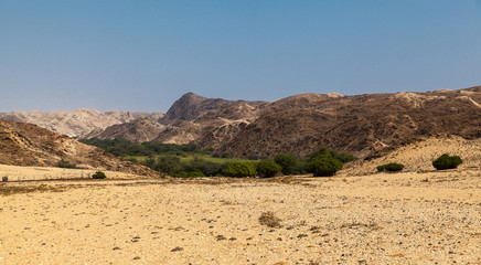 Damaraland, Namibia, a vast semi desert arid region in Namibia.