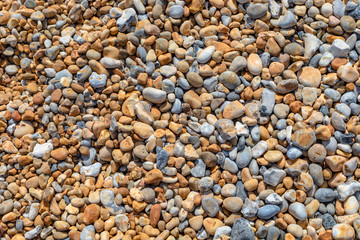 Orange And Blue Pebble Background